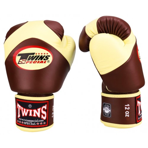 Боксерские перчатки Twins Special (BGVL-13 darkbrown/vanilla)